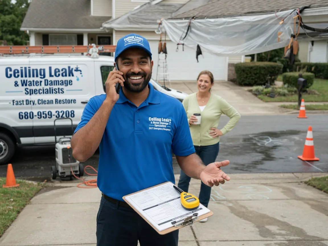 Ceiling Leak Cleanup Lancaster, TX FAQs